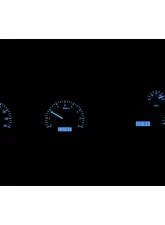 Dakota Digital VHX System Digital Clock Silver Alloy Blue Display for 1978-1982 Chevrolet Corvette                                     - VHX-78C-VET-S-B - Image 3