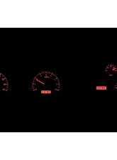 Dakota Digital VHX System Digital Clock Silver Alloy Face Red Display for 1978-1982 Chevrolet Corvette                                     - VHX-78C-VET-S-R - Image 2