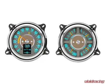 Dakota Digital RTX Instrument System for Chevrolet Truck 1947-1953, Custom Fit, Modern Design - RTX-47C-PU-X