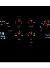 Dakota Digital RTX Instrument System for 1978-1987 Chevrolet Monte Carlo, Black Finish                                     - RTX-78C-MC-X - Image 6