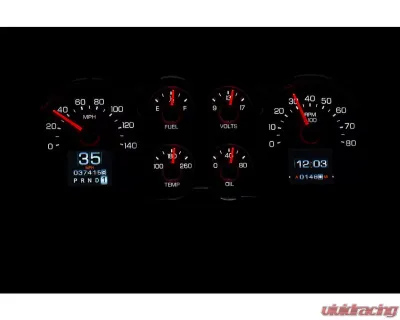 Dakota Digital RTX Instrument System for 1978-1987 Chevrolet Monte Carlo, Black Finish - RTX-78C-MC-X