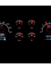 Dakota Digital RTX Instrument System for 1978-1987 Chevrolet Monte Carlo, Black                                     - RTX-86C-MC-X - Image 3