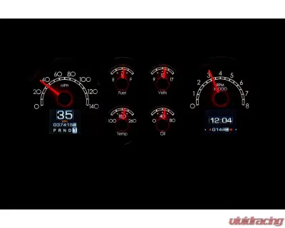 Dakota Digital RTX Instrument System for 1978-1987 Chevrolet Monte Carlo, Black - RTX-86C-MC-X