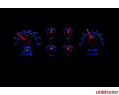 Dakota Digital RTX Instrument System for 1978-1987 Chevrolet Monte Carlo, Black - RTX-86C-MC-X