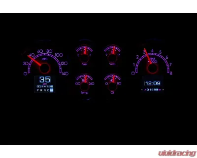 Dakota Digital RTX Instrument System for 1978-1987 Chevrolet Monte Carlo, Black - RTX-86C-MC-X