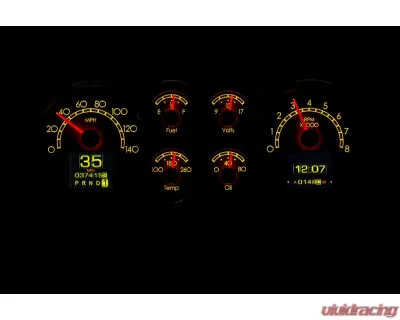 Dakota Digital RTX Instrument System for 1978-1987 Chevrolet Monte Carlo, Black - RTX-86C-MC-X