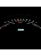 Dakota Digital VHX-57F-S-W System Silver Alloy Face White Display for 1957 Ford Car                                     - VHX-57F-S-W - Image 2