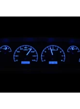 Dakota Digital VHX System Carbon Fiber Style Face Blue Display for 1960-1963 Chevrolet Pickup                                     - VHX-60C-PU-C-B - Image 2