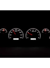 Dakota Digital VHX System Silver Alloy Face White Display for 1960-1963 Chevrolet Pickup                                     - VHX-60C-PU-S-W - Image 2