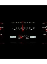 Dakota Digital VHX-60F-FAL-K-W VHX System Black Alloy Face White Display Ford Falcon 1960-1963                                     - VHX-60F-FAL-K-W - Image 2