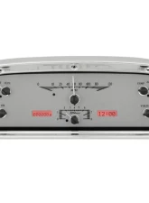Dakota Digital VHX-60F-FAL-S-R VHX System Silver Alloy Face Red Display Ford Falcon 1960-1963                                     - VHX-60F-FAL-S-R - Image 3