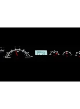 Dakota Digital VHX System Silver Alloy Face White Display for 1963-1964 Chevrolet Impala                                     - VHX-63C-IMP-S-W - Image 2