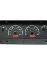 Dakota Digital VHX System Black Alloy Face Red Display for 1964-1966 Chevrolet Pickup                                     - VHX-64C-PU-K-R - Image 3