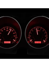 Dakota Digital VHX System Carbon Fiber Style Face Red Display for 1967-1968 Chevrolet Camaro, Firebird                                     - VHX-67C-CAM-C-R - Image 2