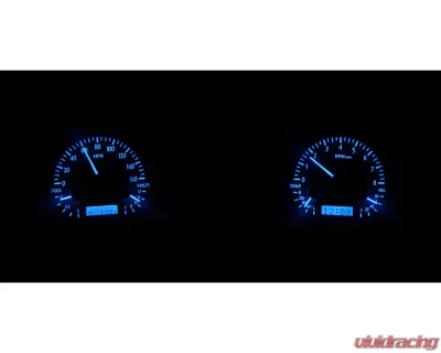 Dakota Digital VHX System Carbon Fiber Face Blue Display for 1968 Chevrolet Chevelle - VHX-68C-CVL-C-B