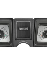 Dakota Digital VHX System Silver Alloy Style Face White Display for 1969 Chevrolet Camaro                                     - VHX-69C-CAM-S-W - Image 2