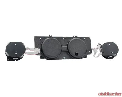 Dakota Digital VHX System Black Alloy Face Blue Display for 1969-1970 Ford Mustang - VHX-69F-MUS-K-B