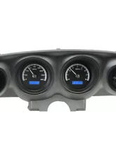 Dakota Digital VHX System Black Alloy Face Blue Display for 1969-1970 Ford Mustang                                     - VHX-69F-MUS-K-B - Image 3