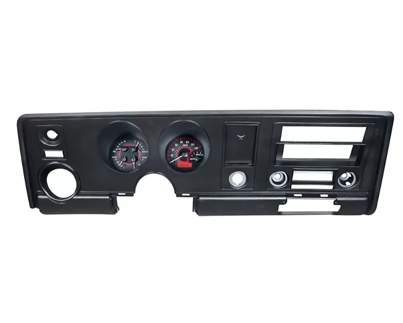 Dakota Digital VHX System Carbon Fiber Style Face Red Display Pontiac Firebird 1969 - VHX-69P-FIR-C-R