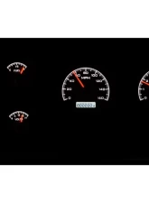 Dakota Digital VHX-73C-PU-K-W VHX System Black Alloy Face White Display for 1973-1987 Chevrolet Pickup                                     - VHX-73C-PU-K-W - Image 2