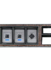 Dakota Digital VHX System Silver Alloy Face Blue Display for 1973-1979 Ford Pickup                                     - VHX-73F-PU-S-B - Image 3