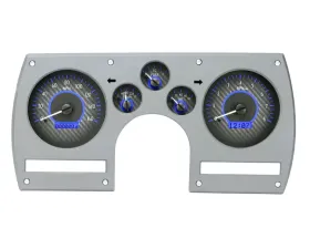 Dakota Digital VHX System Carbon Fiber Style Face Blue Display for 1982-1989 Chevrolet Camaro