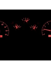 Dakota Digital VHX System Carbon Fiber Face Red Display for 1982-1989 Chevrolet Camaro                                     - VHX-82C-CAM-C-R - Image 2
