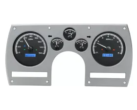 Dakota Digital VHX-82C-CAM-K-B VHX System Black Alloy Face Blue Display Chevrolet Camaro 1982-1989