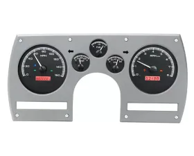 Dakota Digital VHX-82C-CAM-K-R VHX System Black Alloy Face Red Display for 1982-1989 Camaro