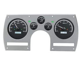 Dakota Digital VHX System Black Alloy Style Face White Display for 1982-1989 Chevrolet Camaro