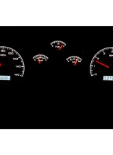 Dakota Digital VHX System Black Alloy Style Face White Display for 1982-1989 Chevrolet Camaro                                     - VHX-82C-CAM-K-W - Image 2