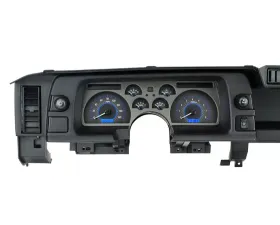 Dakota Digital VHX System Carbon Fiber Face Blue Display for 1990-1992 Chevrolet Camaro