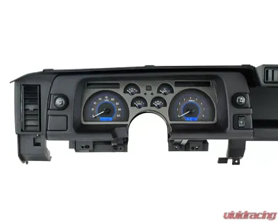 Dakota Digital VHX System Carbon Fiber Face Blue Display for 1990-1992 Chevrolet Camaro - VHX-90C-CAM-C-B
