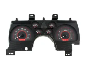 Dakota Digital VHX System Carbon Fiber Style Face Red Display for 1990-1992 Chevrolet Camaro