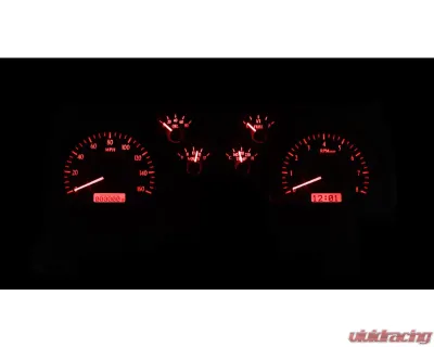 Dakota Digital VHX-90C-CAM-K-R VHX System Black Alloy Face Red Display for 1990-1992 Camaro - VHX-90C-CAM-K-R