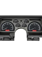 Dakota Digital VHX-90C-CAM-K-R VHX System Black Alloy Face Red Display for 1990-1992 Camaro                                     - VHX-90C-CAM-K-R - Image 3