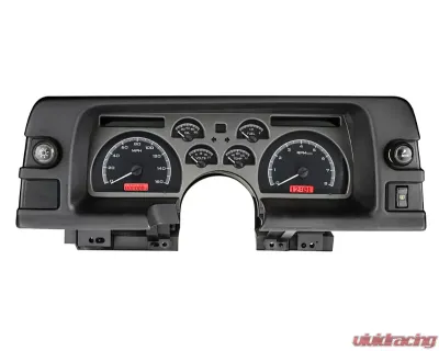 Dakota Digital VHX-90C-CAM-K-R VHX System Black Alloy Face Red Display for 1990-1992 Camaro - VHX-90C-CAM-K-R