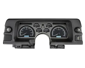 Dakota Digital VHX-90C-CAM-K-W VHX System Black Alloy Face White Display for 1990-1992 Chevrolet Camaro