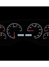 Dakota Digital VHX System Black Alloy Face White Display for 1990-1993 Ford Mustang                                     - VHX-90F-MUS-K-W - Image 2
