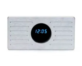 Dakota Digital Glove Box Cover with Clock, Blue/Teal for Ford 1935-1936, ALG-35-CLK