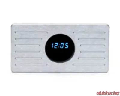 Dakota Digital Glove Box Cover with Clock, Blue/Teal for Ford 1935-1936, ALG-35-CLK - ALG-35-CLK
