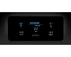 Dakota Digital CLK-63J-WJ Blue Teal Digital Clock for Jeep Wagoneer J-Trucks 1963-1972