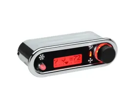 Dakota Digital Climate Controller for Vintage Air Gen IV, Chrome Red, VHX Information Centers