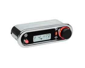 Dakota Digital Climate Controller for Vintage Air Gen IV, Chrome/White Analog, VHX