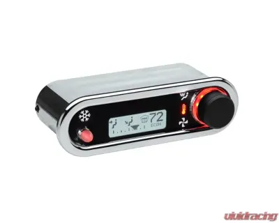 Dakota Digital Climate Controller for Vintage Air Gen IV, Chrome/White Analog, VHX - DCC-2500H-C-W