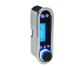 Dakota Digital Climate Controller for Vintage Air Gen IV Vertical Chrome Blue Analog VHX