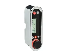 Dakota Digital Climate Controller for Vintage Air Gen IV, Chrome, White Analog VHX