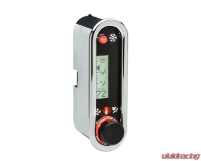 Dakota Digital Climate Controller for Vintage Air Gen IV, Chrome, White Analog VHX - DCC-2500V-C-W