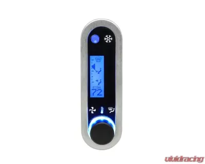 Dakota Digital Climate Controller for Vintage Air Gen IV Vertical Brushed Satin Blue VHX - DCC-2500V-S-B