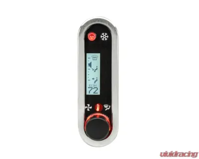 Dakota Digital Climate Controller for Vintage Air Gen IV, DCC-2500V-S-W, Vertical Brushed/Satin White - DCC-2500V-S-W